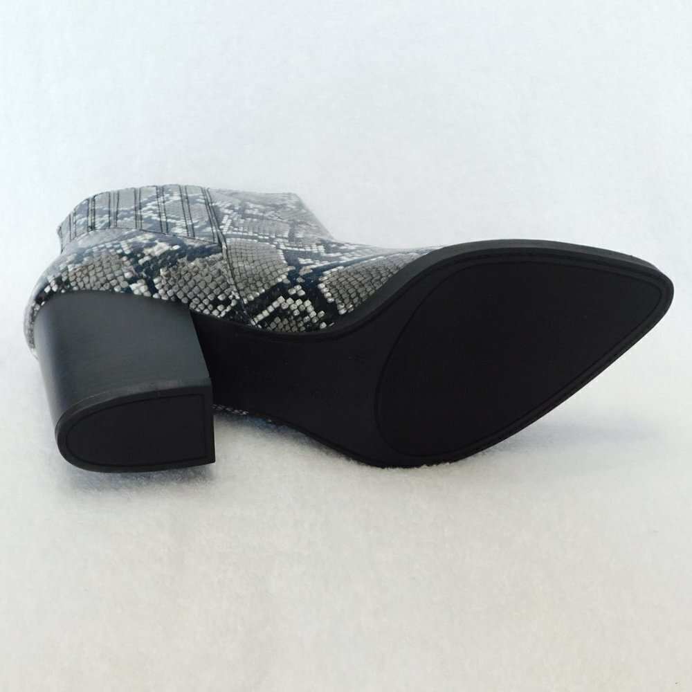 W400 Indigo Rd Snake Print Adore Ankle Booties 11M - Picture 5 of 5